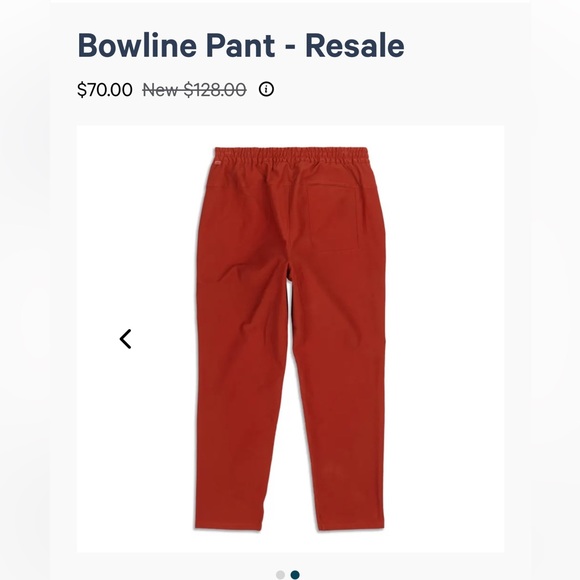 Lululemon Bowline Pant in Aztec Brick - Picture 2 of 3